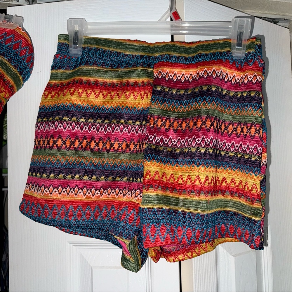 Colorful Striped Two-Piece Set - Picture 5 of 7